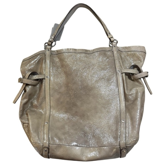 Coach Audrey 17063 Patent Leather Tote Y2K Glazed Leather Silver Hardware - Picture 2 of 16